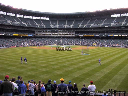 Seat view from section 102 at T-Mobile Park, home of the Seattle Mariners